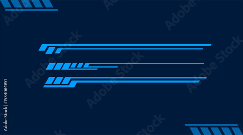 Abstract line borders with a modern and futuristic tech style, featuring sleek geometric patterns, dynamic digital accents, and cutting-edge design elements