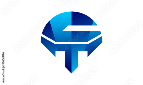 Letter CM elegant design vector