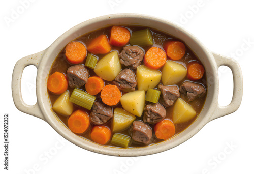 White Stew Pot with Clear Background, Rustic Icon