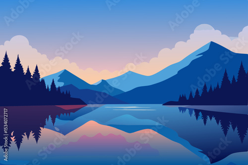 lake in mountains