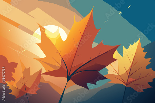 autumn leaves background