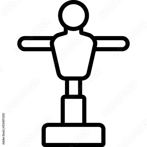 Minimal vector martial arts dummy