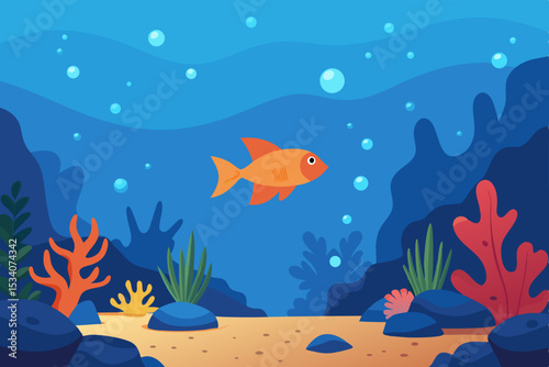fish in the water