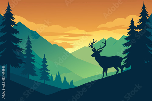 deer in the forest