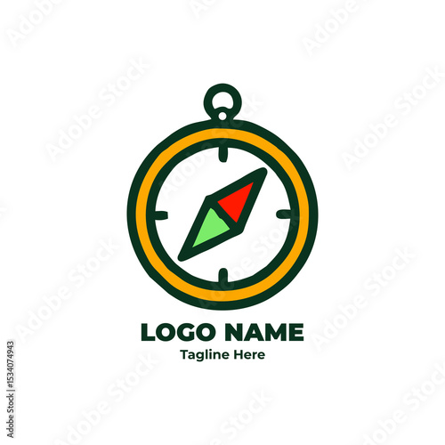 Rustic camping logo, outdoor hiking badge, forest trekking design, mountain emblem, adventure icon for nature branding and exploration projects