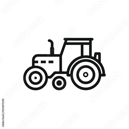 tractor vector illustration with transparent background