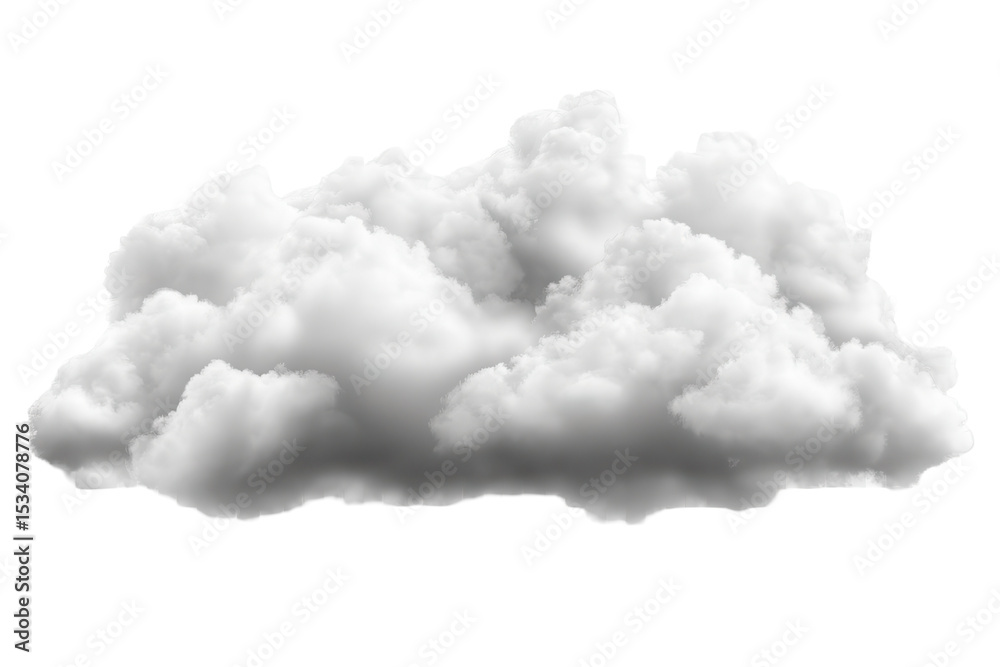 White fluffy clouds floating gracefully on a transparent background ideal for various artistic and design applications White fluffy clouds floating gracefully on a transparent background ideal for various artistic and design applications