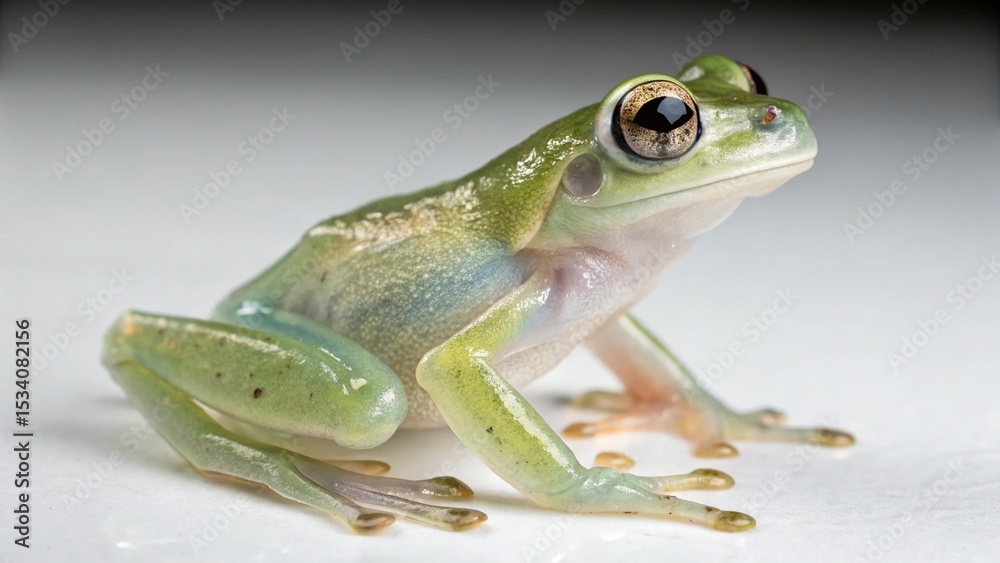 Obraz premium Glass Frog on studio background