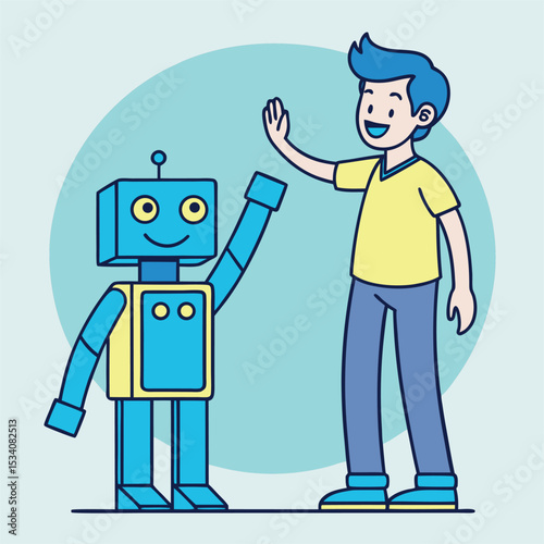 Robot and Boy Friendship A Positive Outlook on Future Interaction