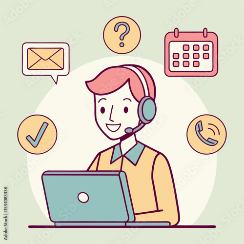 Efficient Customer Service Agent Providing Assistance Through Various Channels