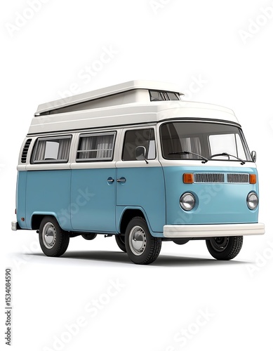 Camper Van Clipart for Travel Themes
