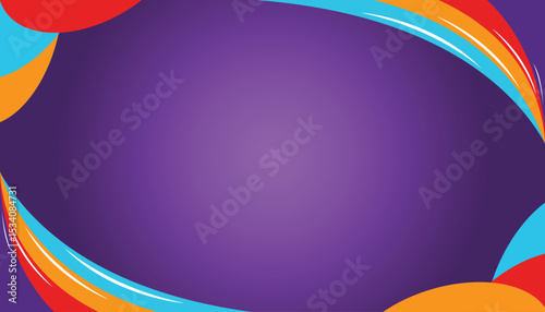 "UEFA Women's Euro 2025" broadcast template for sports. Soccer Tournament vector illustration graphics. Broadcasting Template.