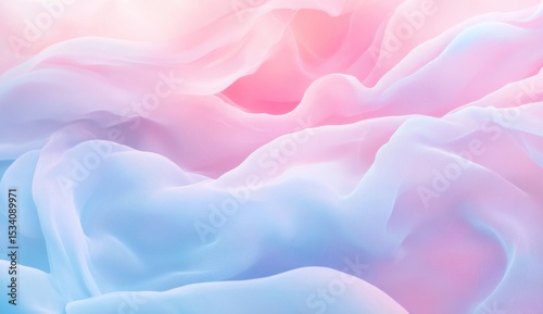 Pastel Gradient Abstract in Purple Pink and Blue Tones