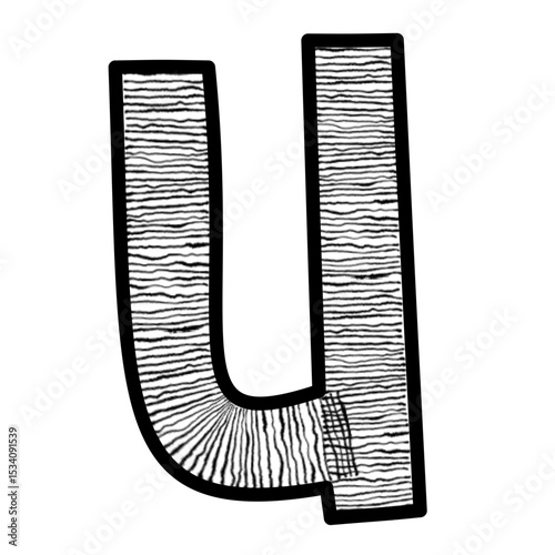 Font and number pattern