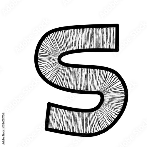 Font and number pattern