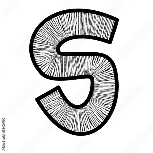 Font and number pattern