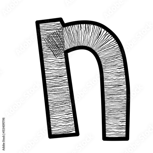 Font and number pattern