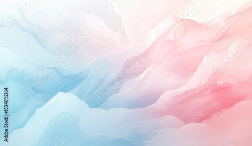 Pastel gradient abstract photo in soft hues of purple pink and blue