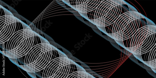 Abstract black background and lines print design for hijab, poster, carpet, rug, cover, duvet, curtain, pillow, bedding, shawl, scarf, frame, wallpaper, t shirt, background, mouse pad, table cloth.