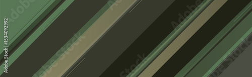 Abstract background khaki slanted green lines - Vector illustration