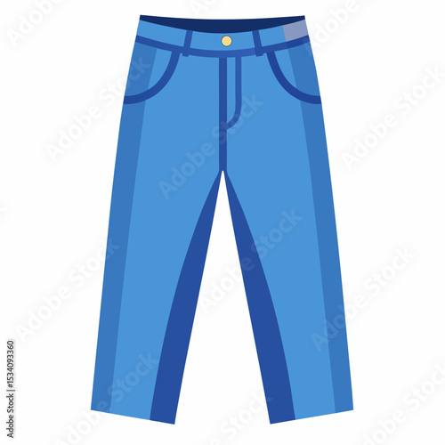 Minimalist Jeans Illustration
