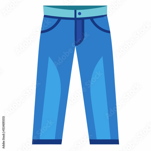 Minimalist Jeans Illustration