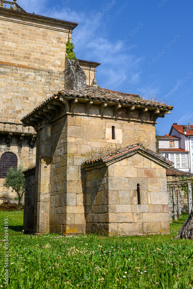 Fototapeta premium chapel of San Miguel of the monastery of San Salvador de Celanova founded in medieval times, Province of Ourense. Galicia, Spain.