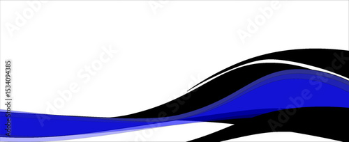Vector black and red line background curve element with white space for text and message design, overlapping layers, vector
