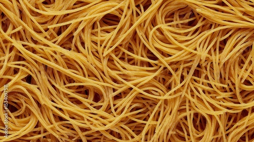 Ultra quality image of background of cooked aldente Spaghetti pasta.