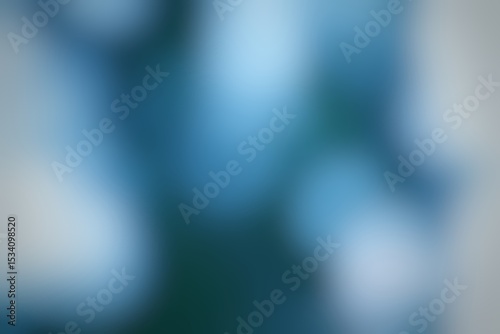 Картината върху платно Subtle aquatic abstract blurring with dreamy teal and soft gradient