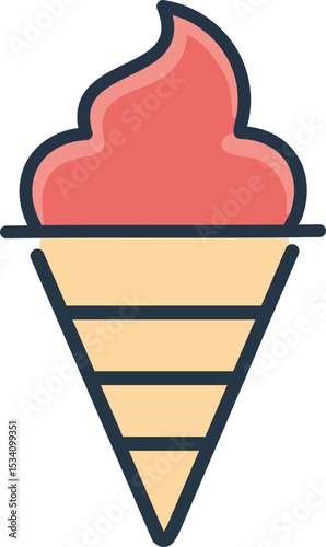glace à la fraise