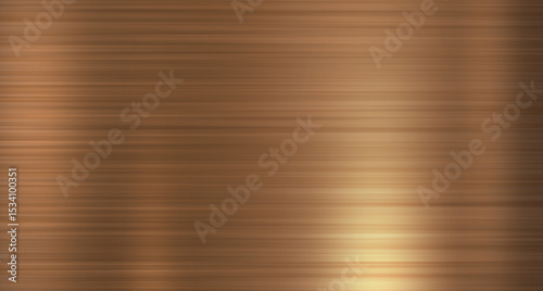 Brushed copper metal texture with a striped pattern on a metallic surface, perfect for a luxurious backdrop design
