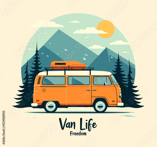 "Adventure Van Life: Freedom on Mountain Road"