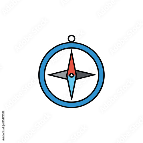 vector compass icon