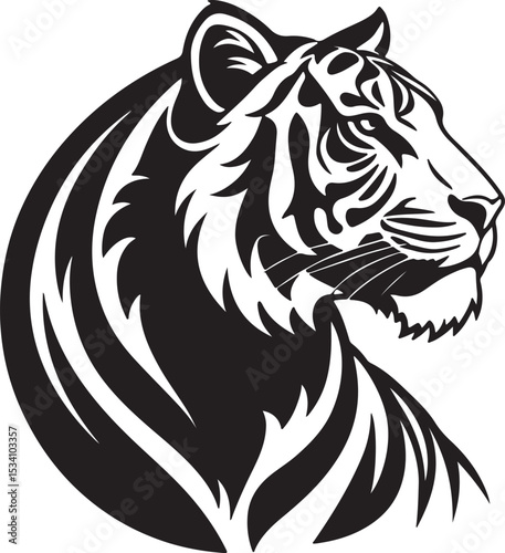 Wallpaper Mural vector illustration of a lion Torontodigital.ca