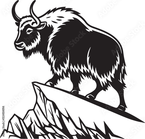 vector illustration of a black bear