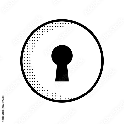 Hand-drawn vintage keyhole sketch symbolizing hidden potential