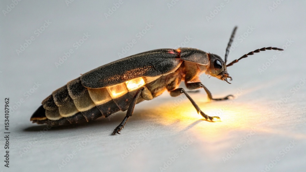 Naklejka premium Gnat on studio background