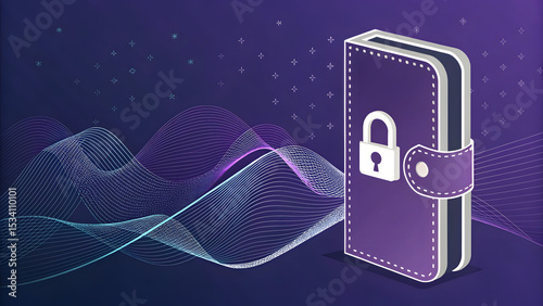 abstract cryptocurrency wallet