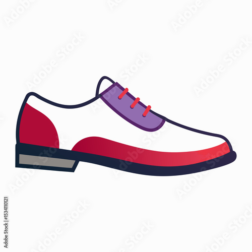 White Background Shoe Vector