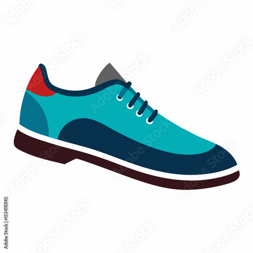 White Background Shoe Vector