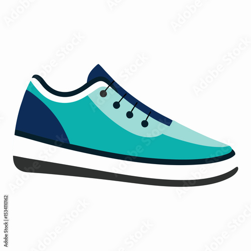 White Background Shoe Vector