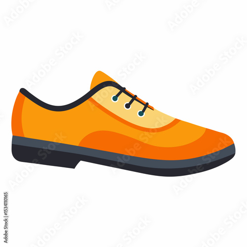 White Background Shoe Vector
