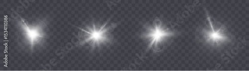 Light sources, concert lighting, stage spotlights. Floodlight beam, illuminated spotlights for web design and projection studio lights beam concert club show scene illumination.	