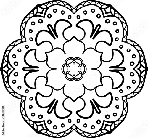 Ornate Circular Mandala