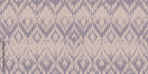 Elegant pastel ikat pattern for modern textile design.