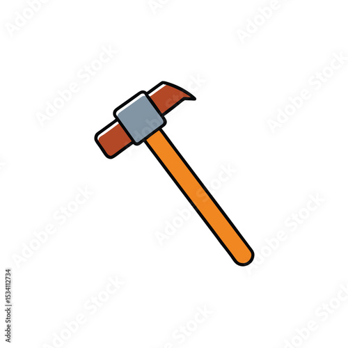 hammer isolated on white