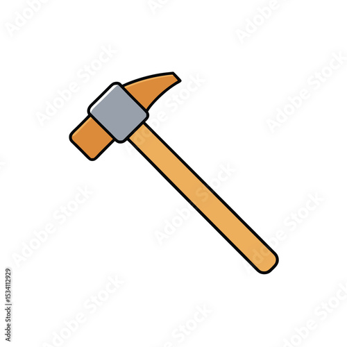 hammer isolated on white