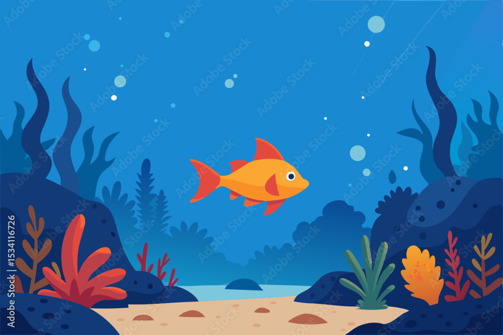 Fototapeta premium fish in the aquarium