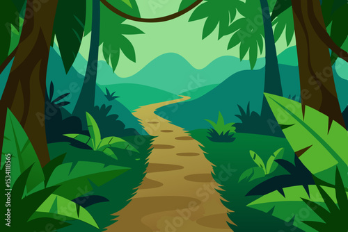 tropical forest landscape